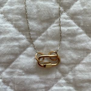 LIKE NEW MARLA AARON 14K GOLD BABYLOCK NECKLACE